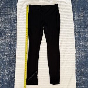Dolce & Gabbana Black Kids Leggings with Ankle Zipper